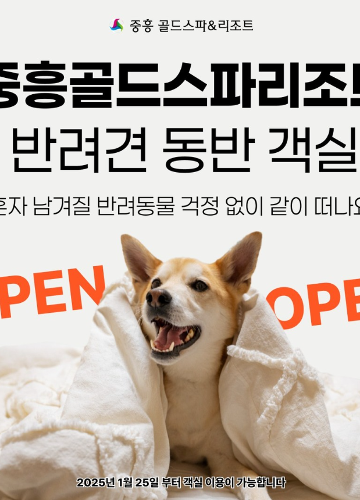 반려견동반객실 오픈